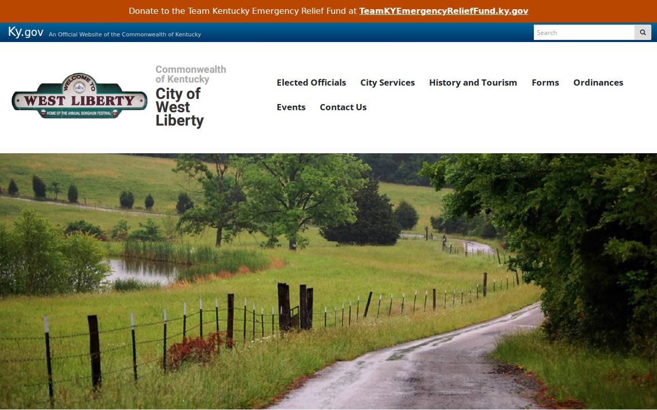 West Liberty city government source for Morgan County police criminal records