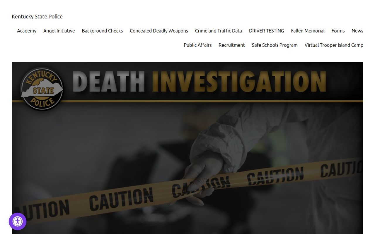 Morgan County criminal court record chain from a KSP EKCC investigation