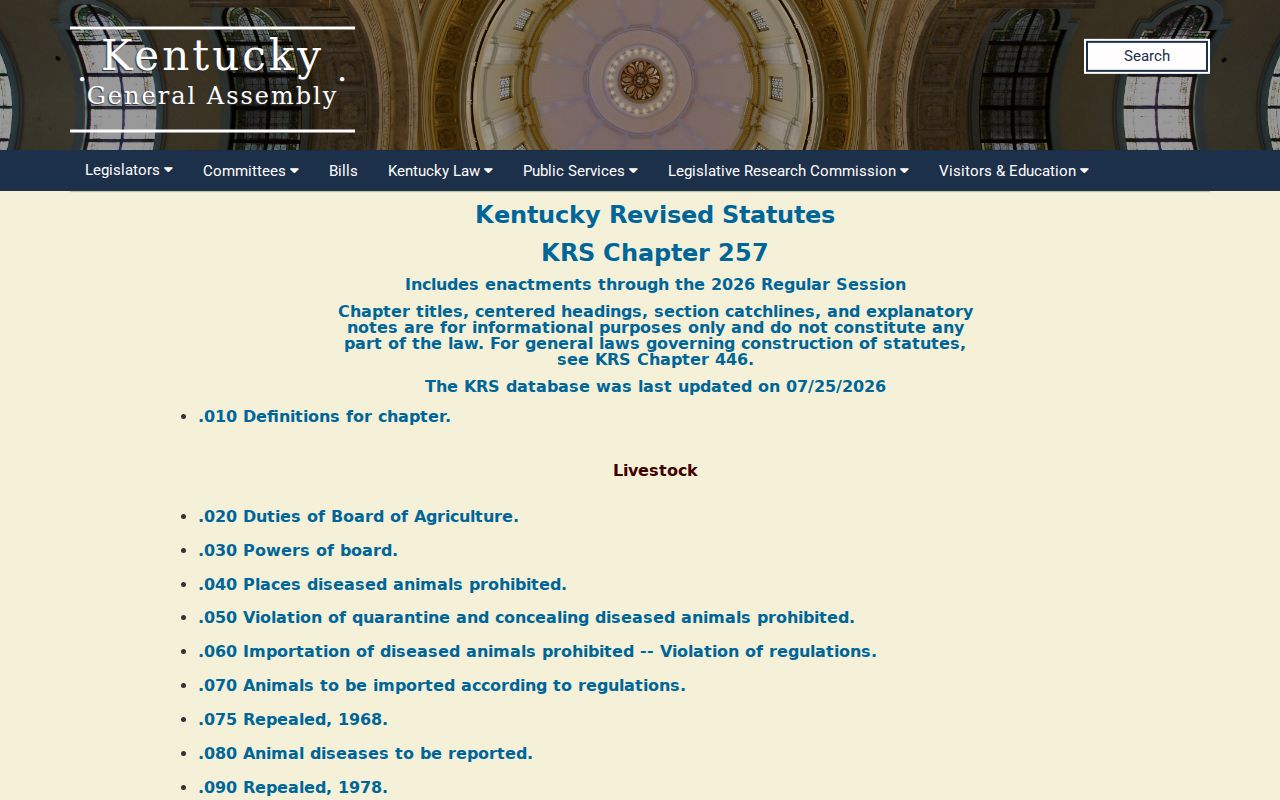 Morgan County sex offender check Kentucky Chapter 17 registry law
